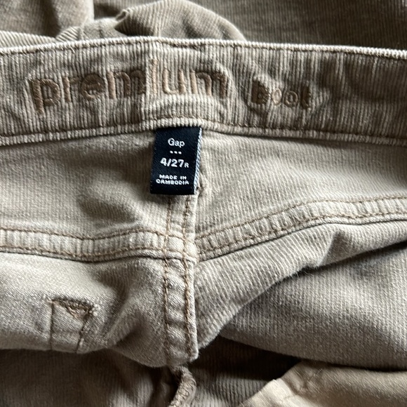 Gap outlet premium boot cute corduroy pants - Picture 4 of 4
